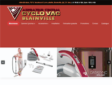 Tablet Screenshot of cyclovacblainville.com